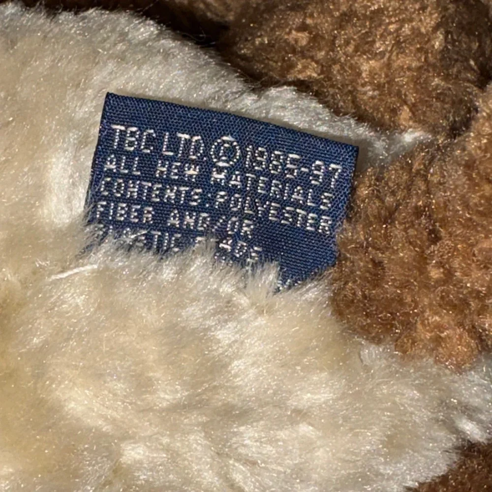 Vintage Floppy Ear Dog Plush NWT 11in Brown Boyds Collection J.B. Bean